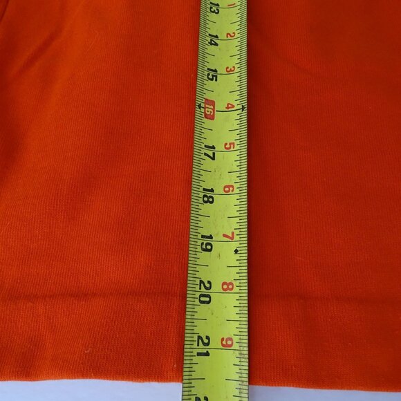 J Crew Orange Double Breasted Knit Blazer Jacket Women Size S 3/4 Sleeve Work - Picture 9 of 9